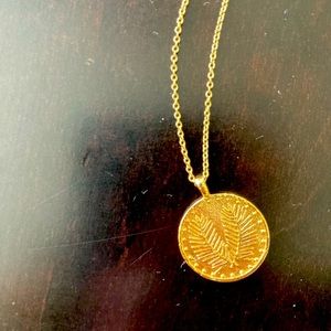 Gorjana Palm Leaf Necklace